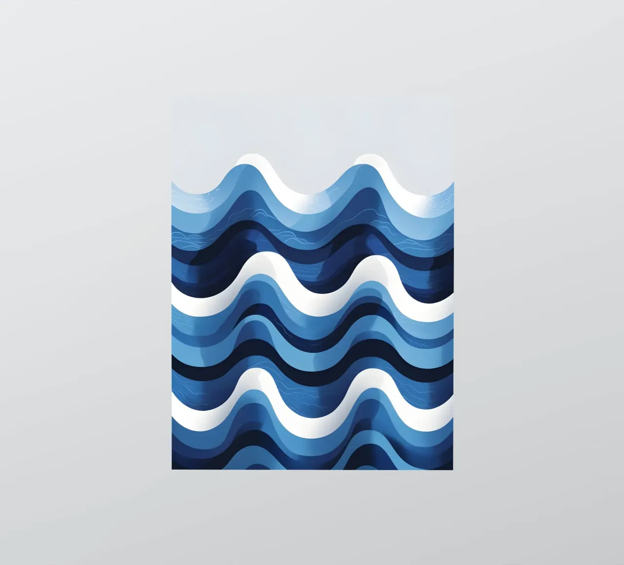 Wave pattern sticker by LIFESTYLE OBJECTS