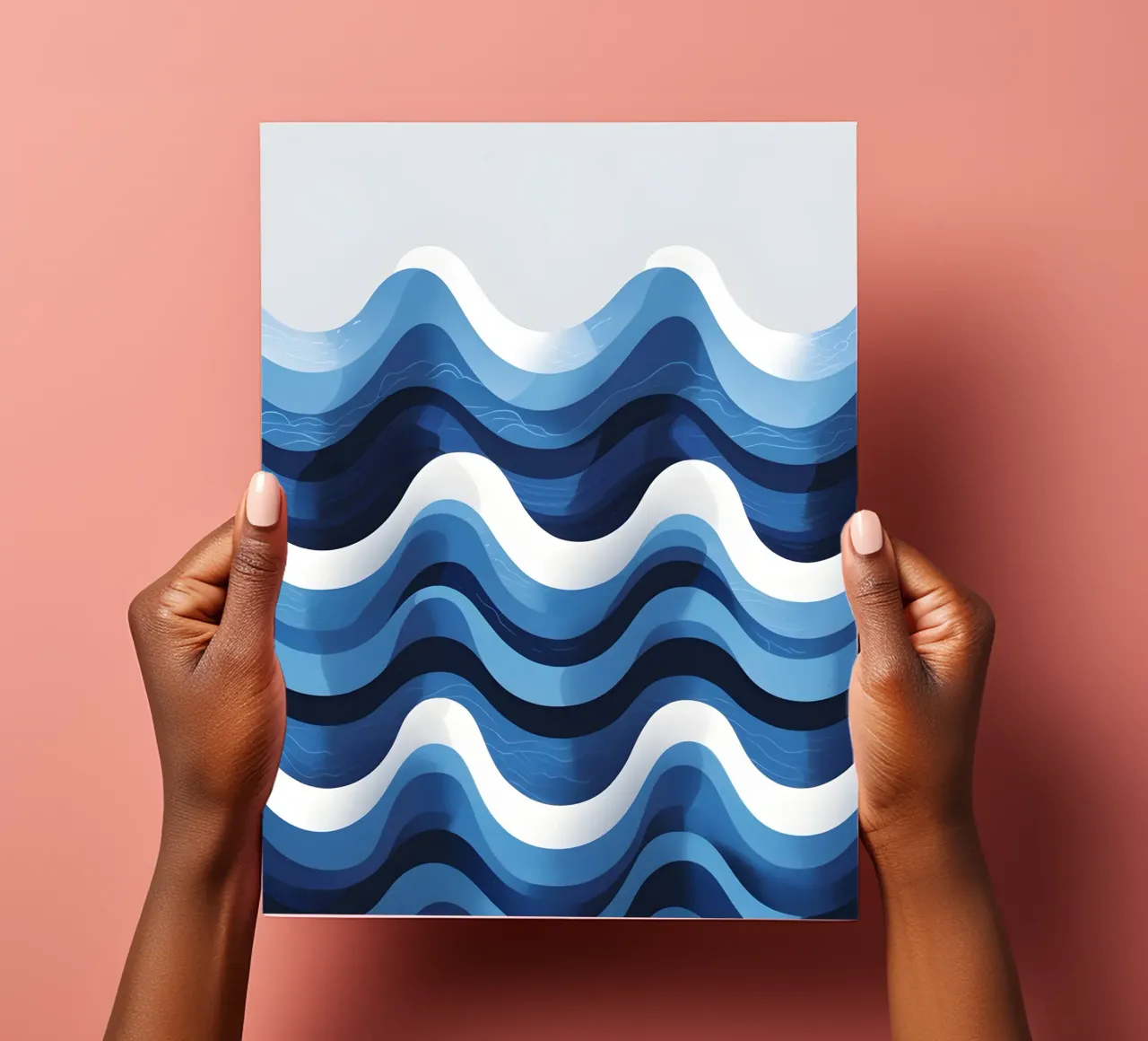 Wave pattern sticker sheet by LIFESTYLE OBJECTS