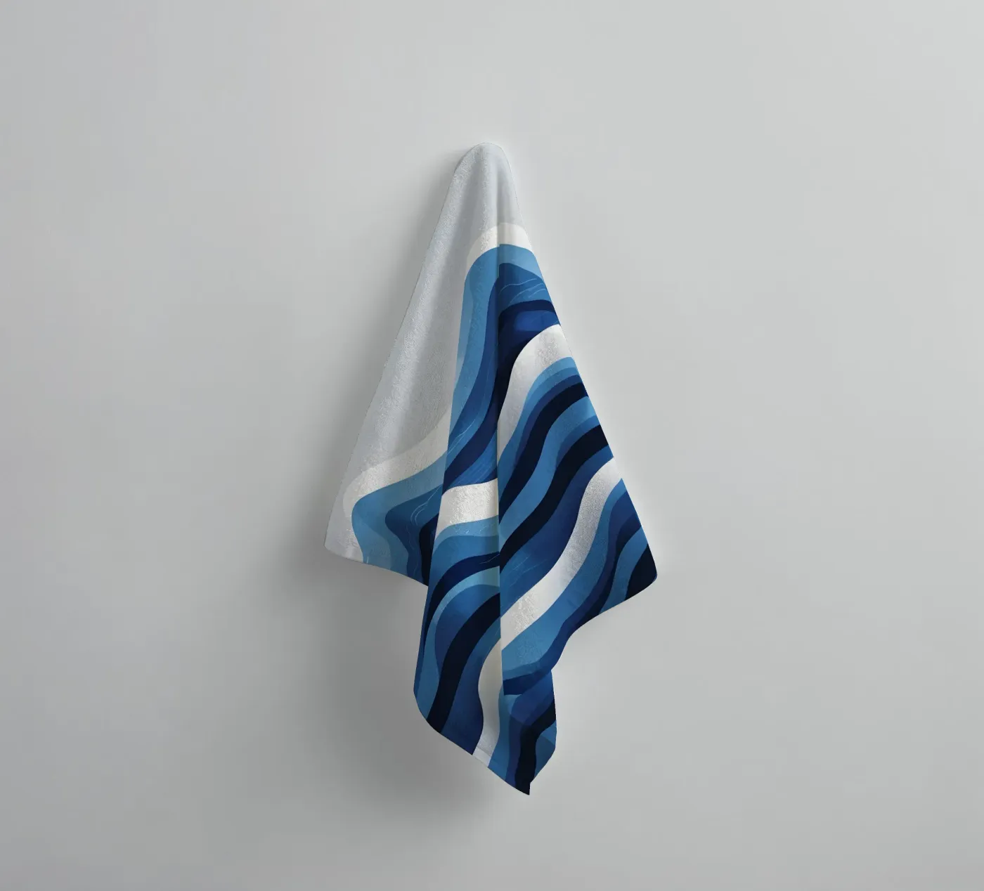 Wave pattern asciugamano da bagno da LIFESTYLE OBJECTS