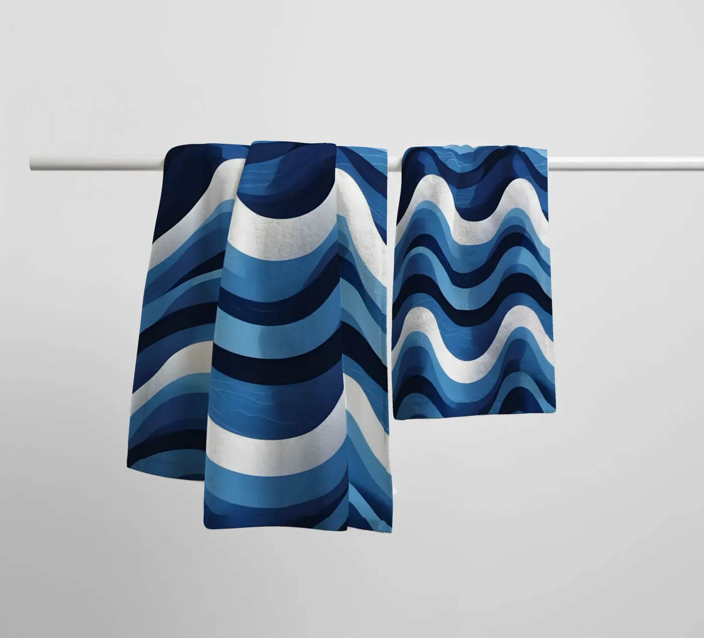 Wave pattern asciugamano da bagno da LIFESTYLE OBJECTS