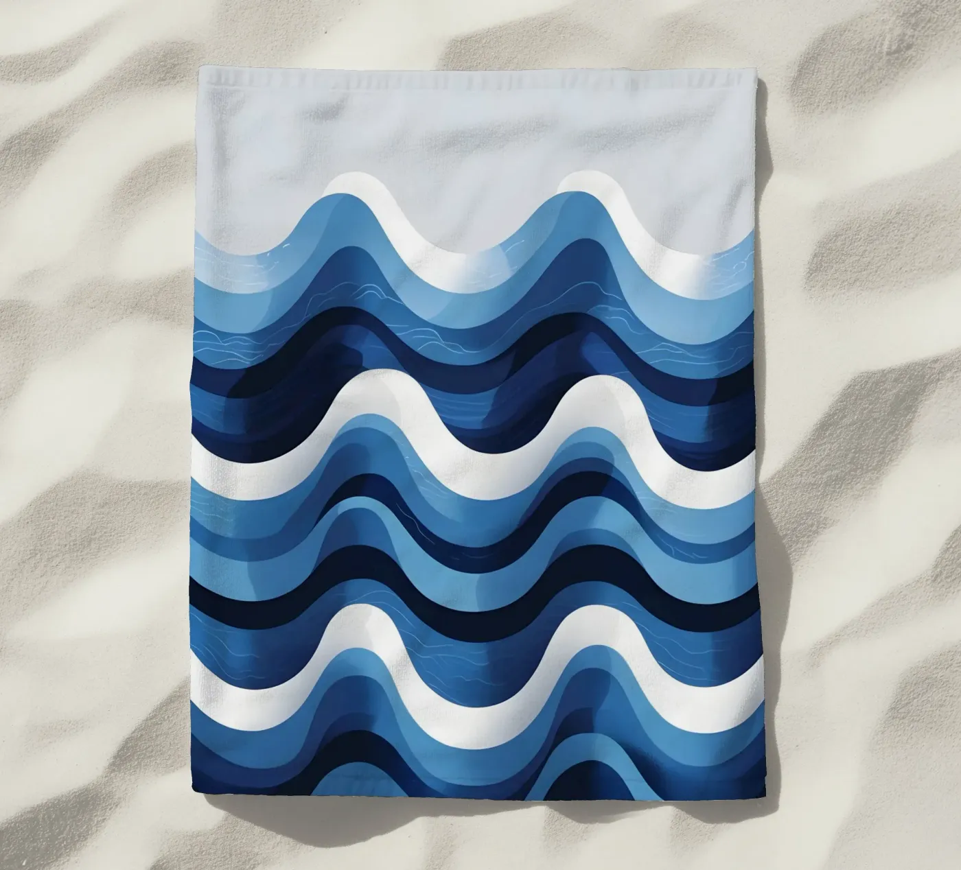 Wave pattern serviette de plage de LIFESTYLE OBJECTS