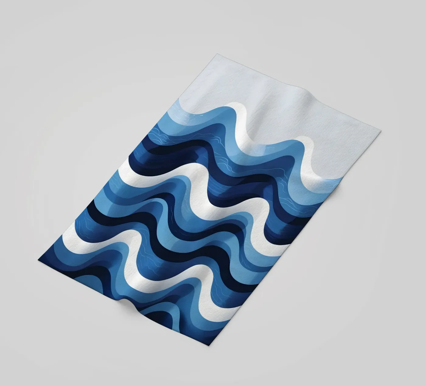 Wave pattern beach towel by LIFESTYLE OBJECTS
