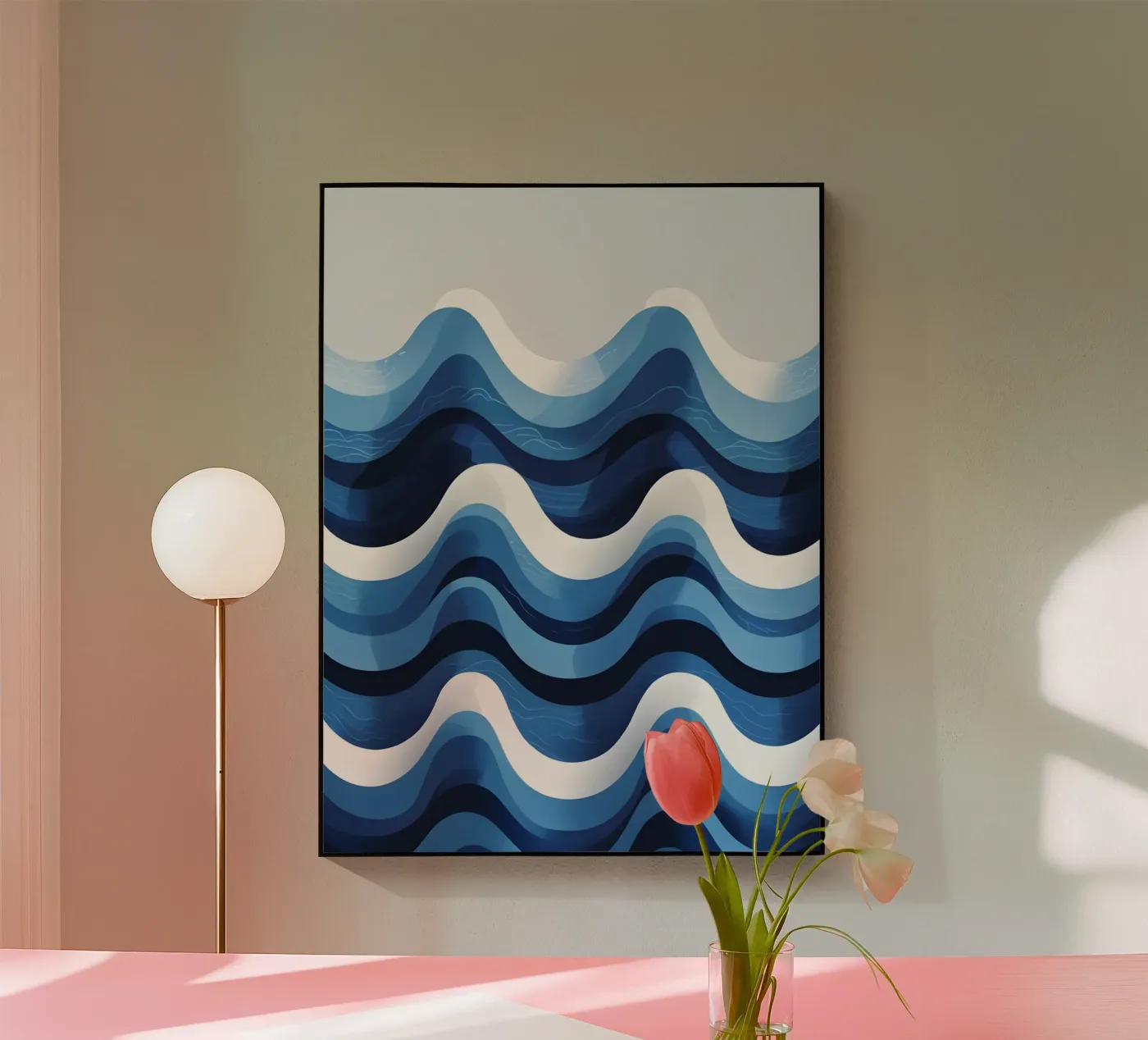 Modèle d'onde plexiglas de LIFESTYLE OBJECTS