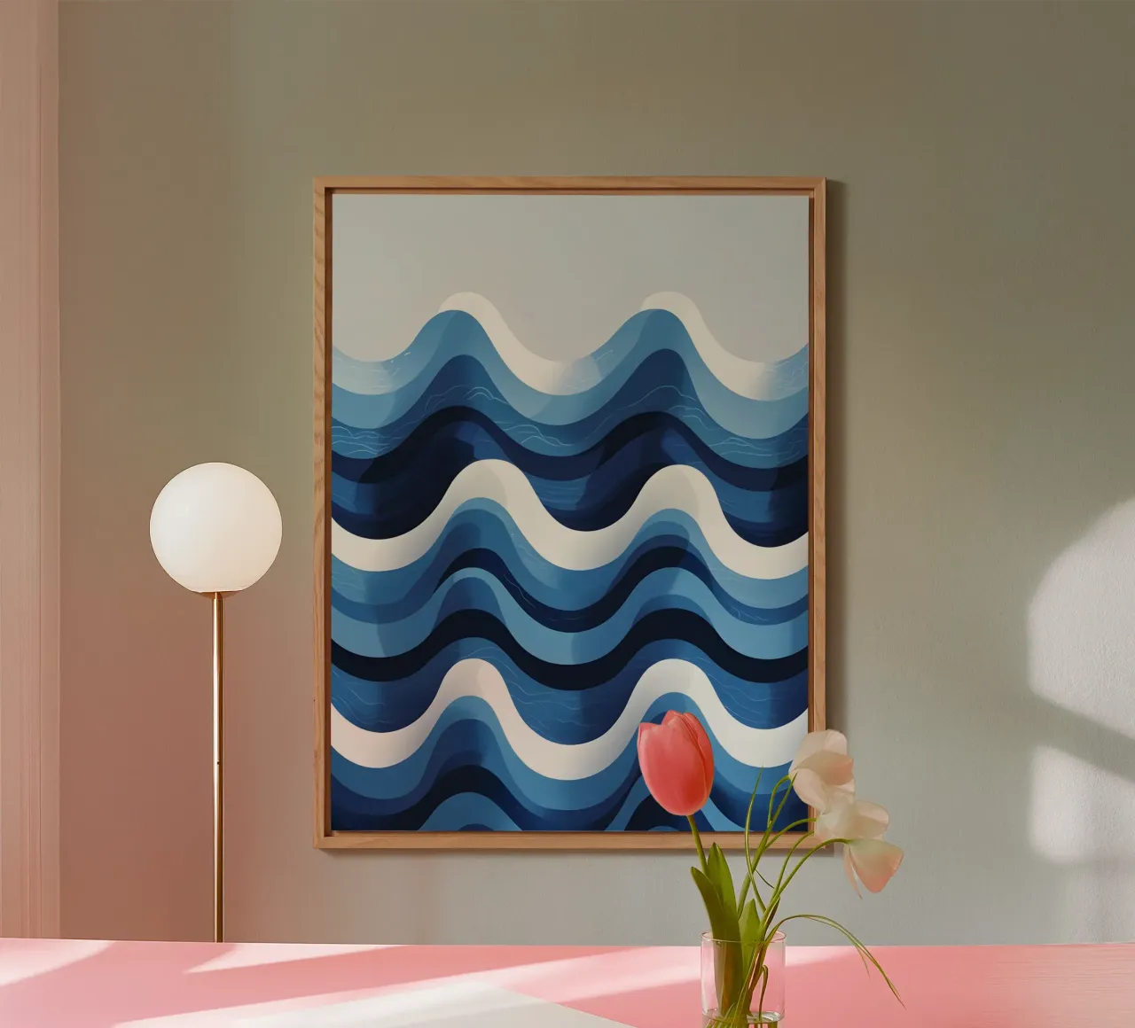 Wave pattern forex plate by LIFESTYLE OBJECTS