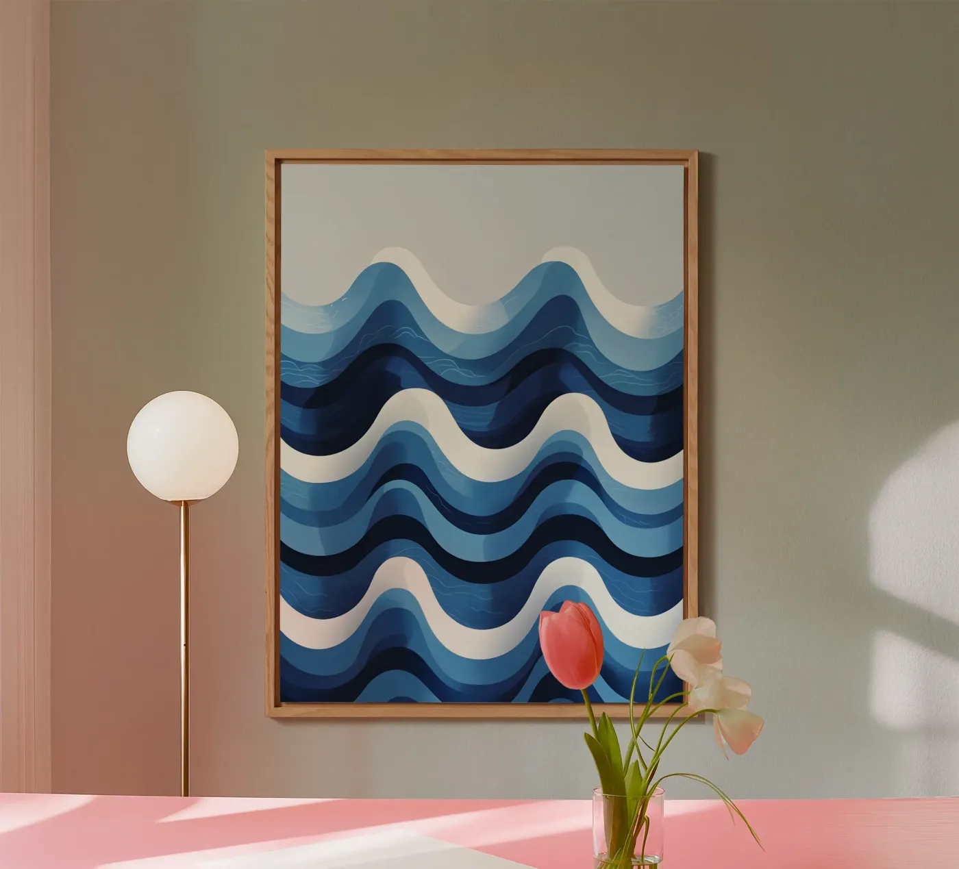 Wave pattern forex plate by LIFESTYLE OBJECTS