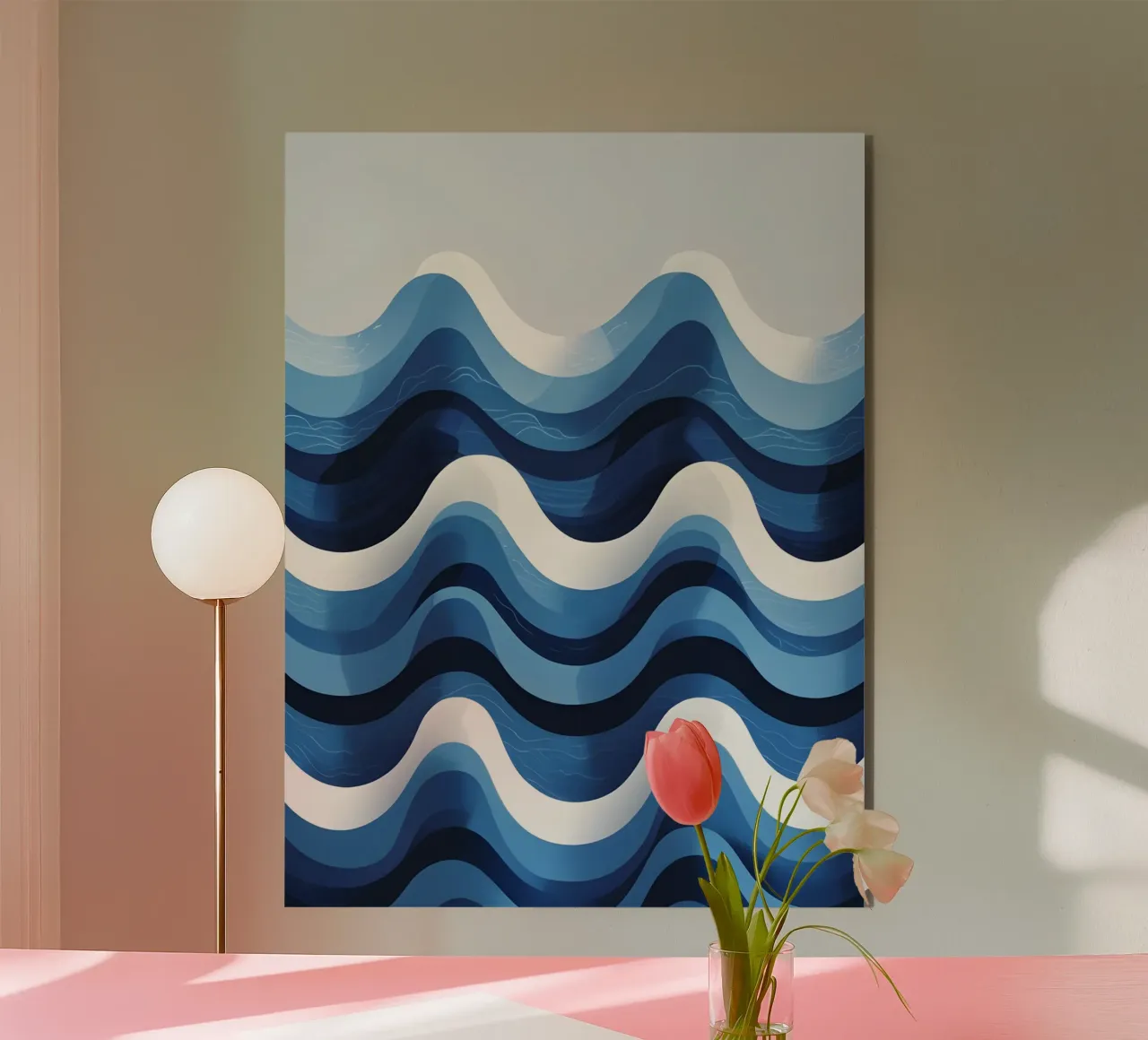 Schema d'onda alluminio dibond da LIFESTYLE OBJECTS