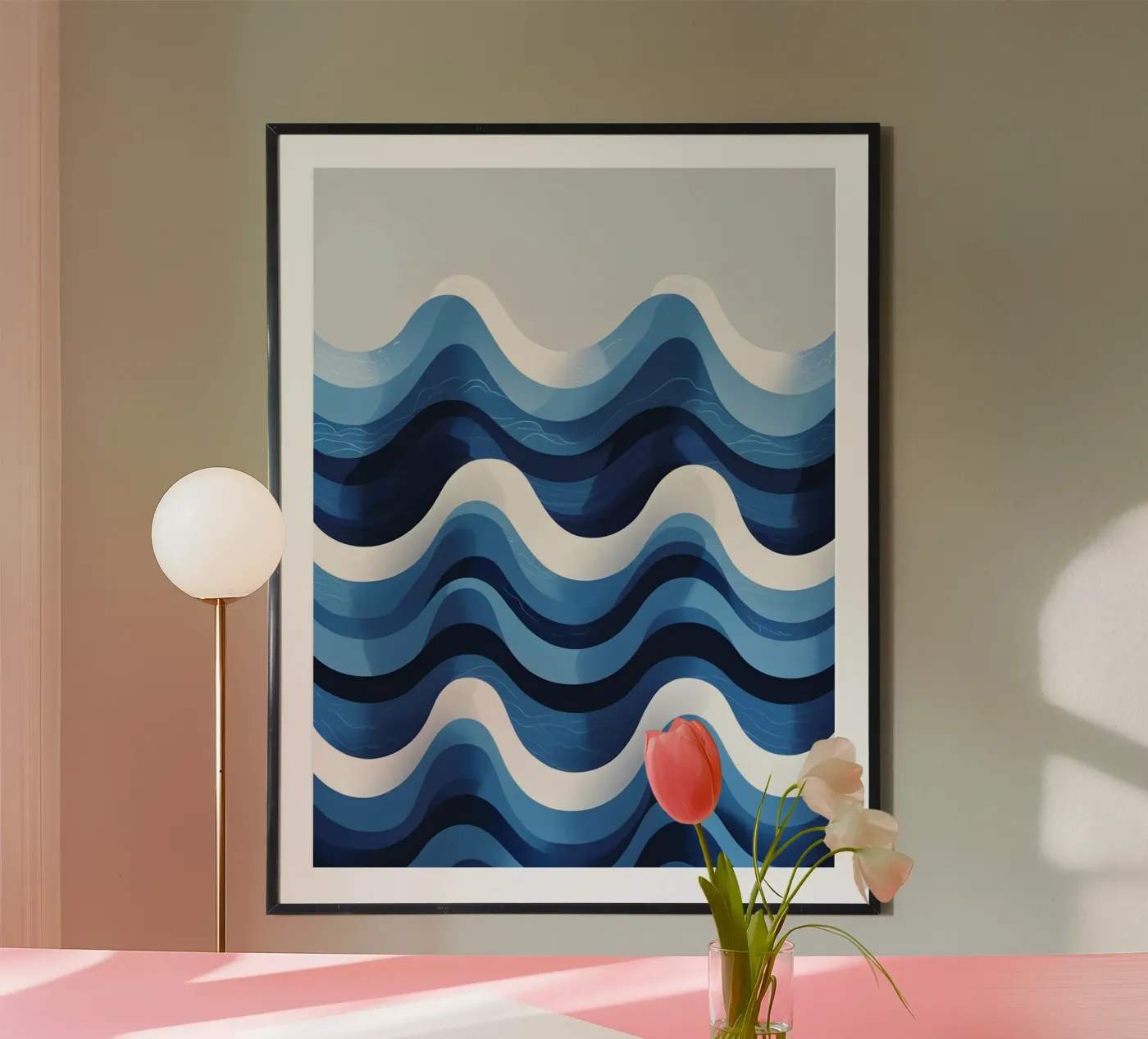 Wave pattern poster by LIFESTYLE OBJECTS