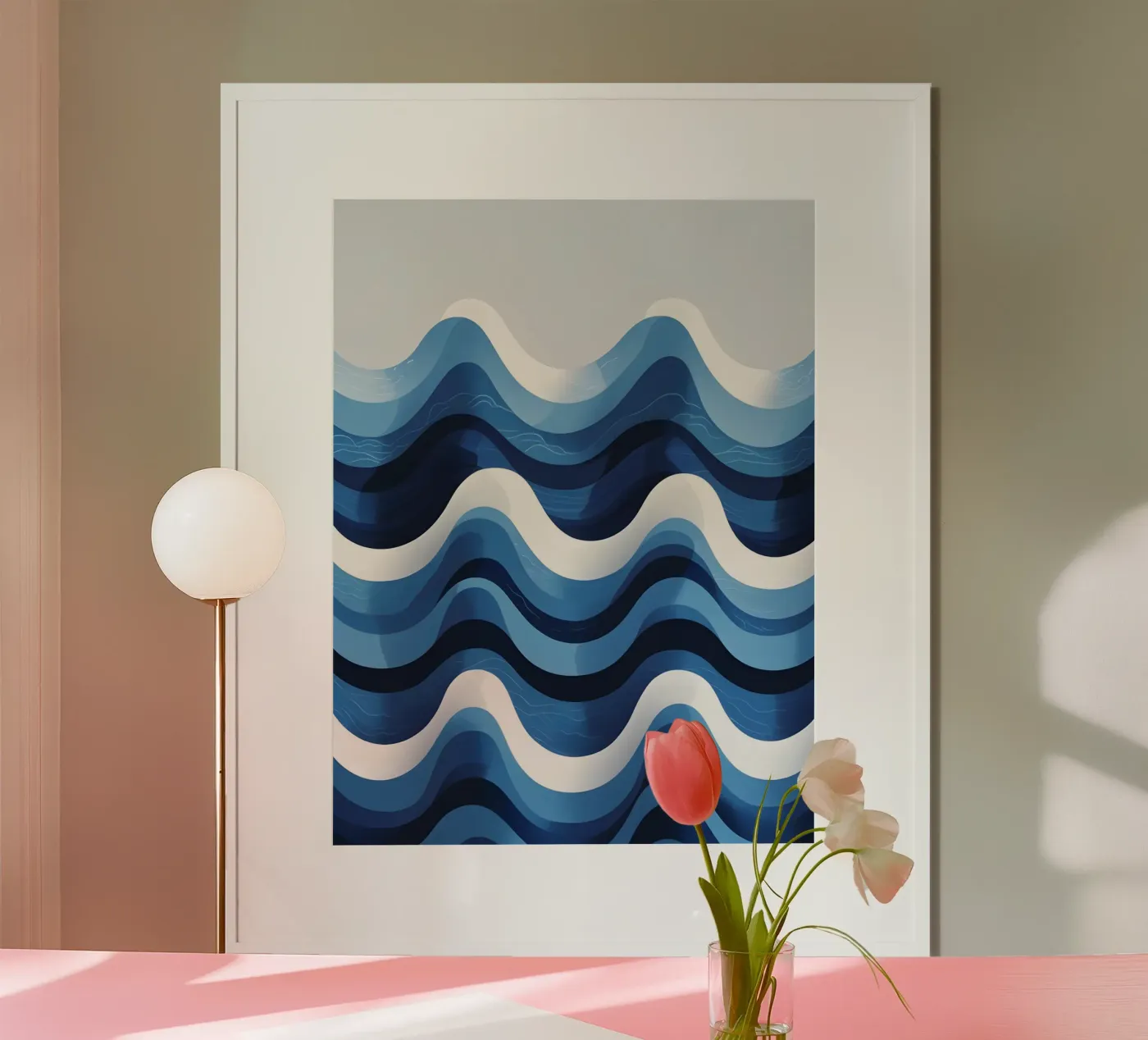 Wave pattern poster by LIFESTYLE OBJECTS