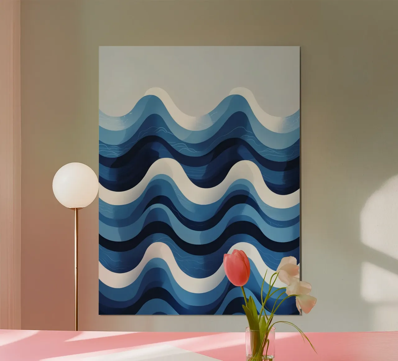 Wave pattern poster by LIFESTYLE OBJECTS