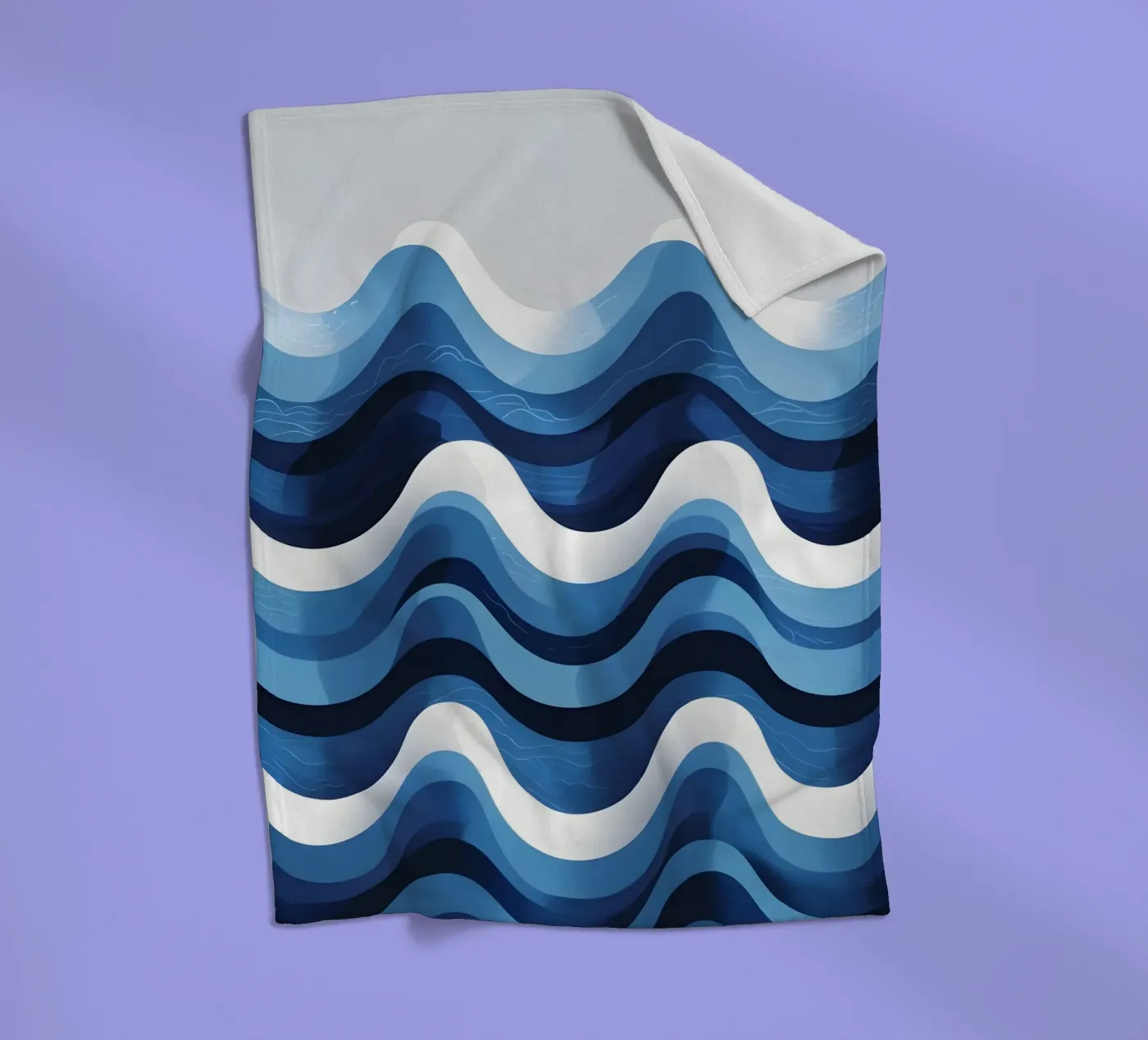 Wave pattern coperta in pile da LIFESTYLE OBJECTS