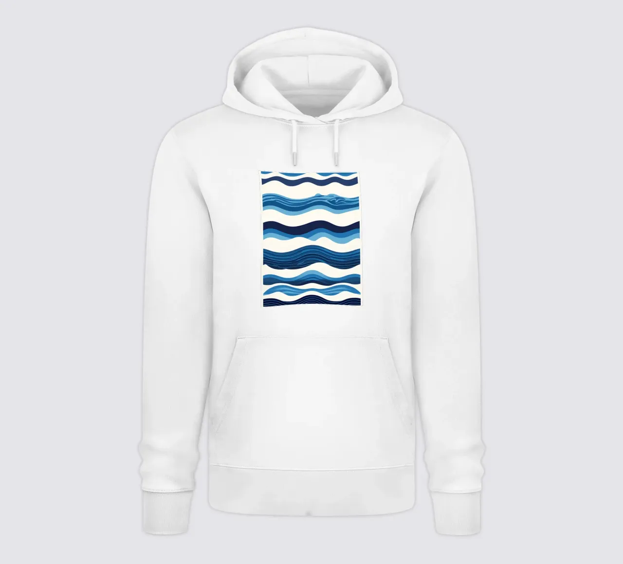 Wave pattern hoodie by LIFESTYLE OBJECTS