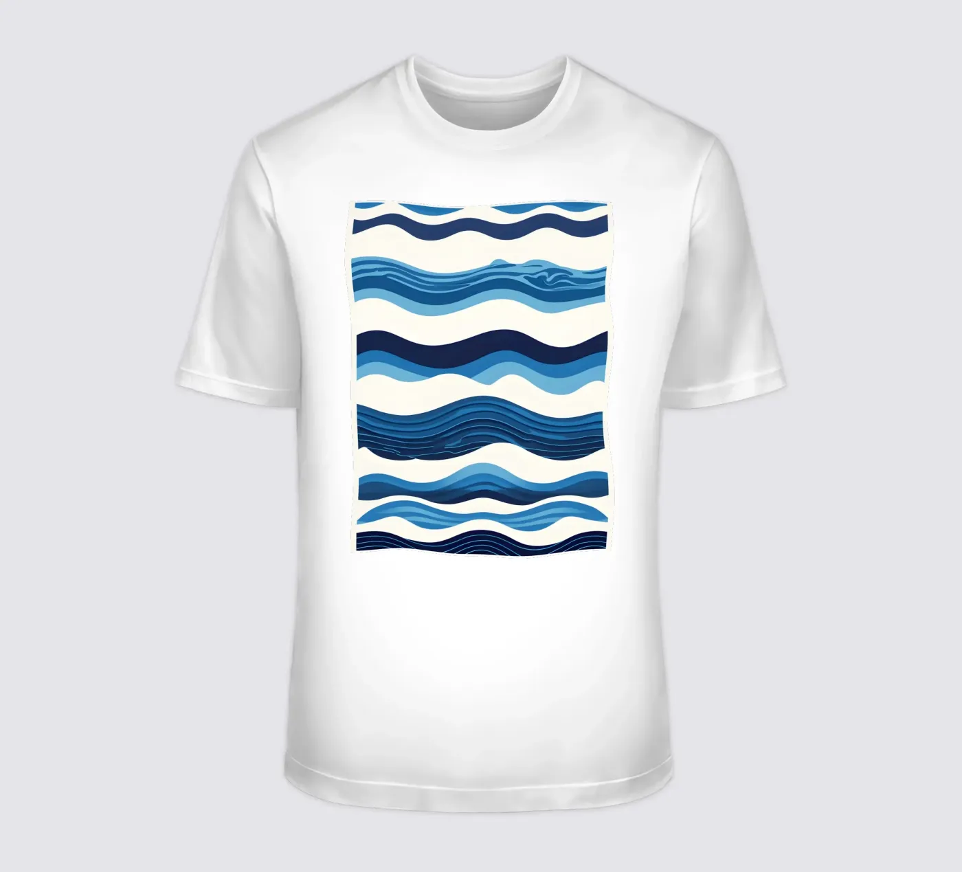 Wave pattern t-shirt by LIFESTYLE OBJECTS