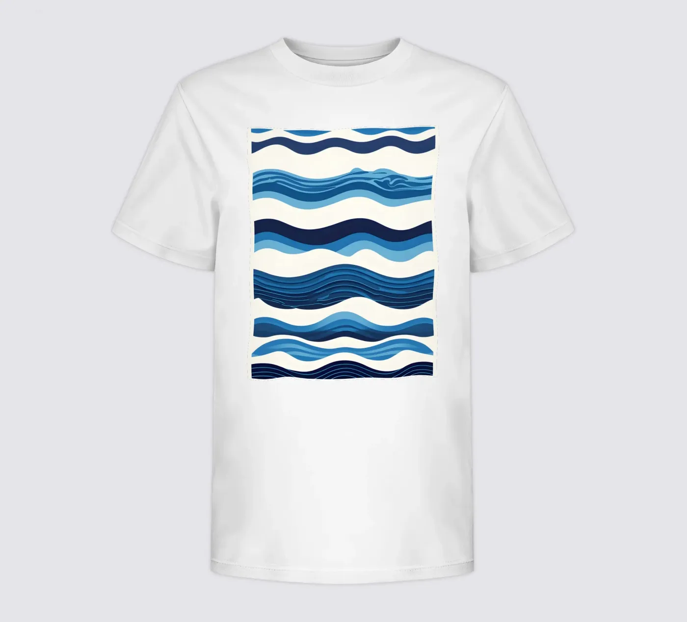 Wave pattern kids t-shirt by LIFESTYLE OBJECTS