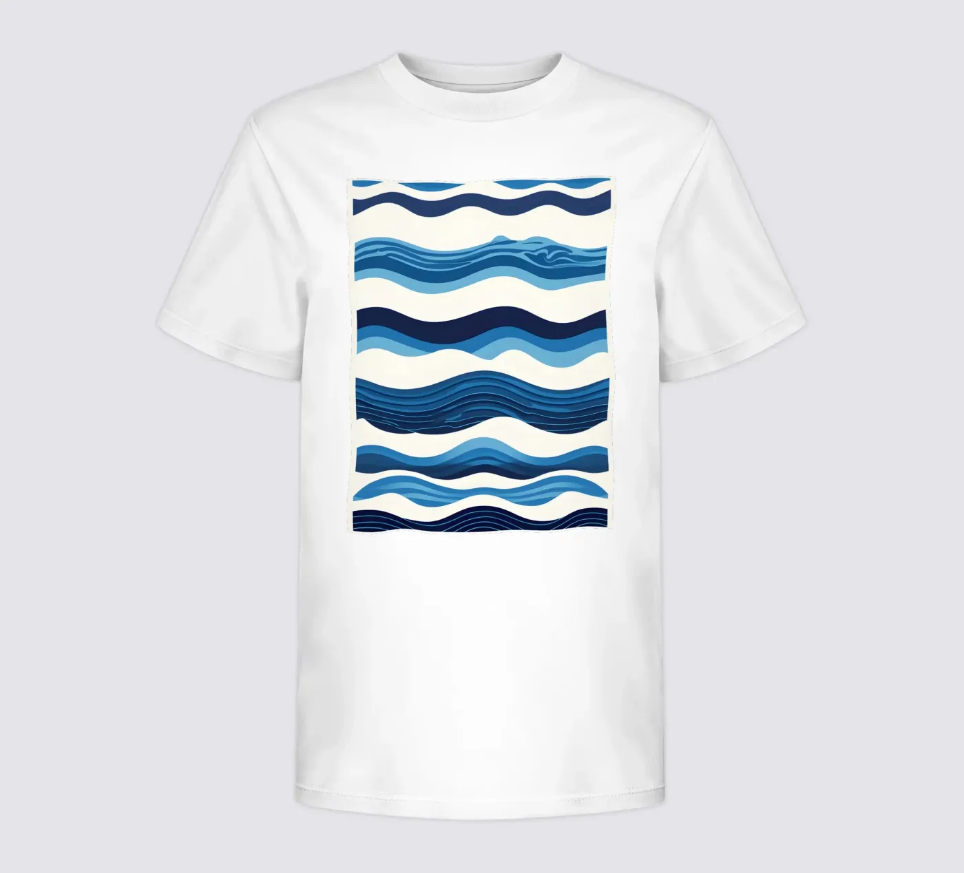 Wave pattern kids t-shirt by LIFESTYLE OBJECTS