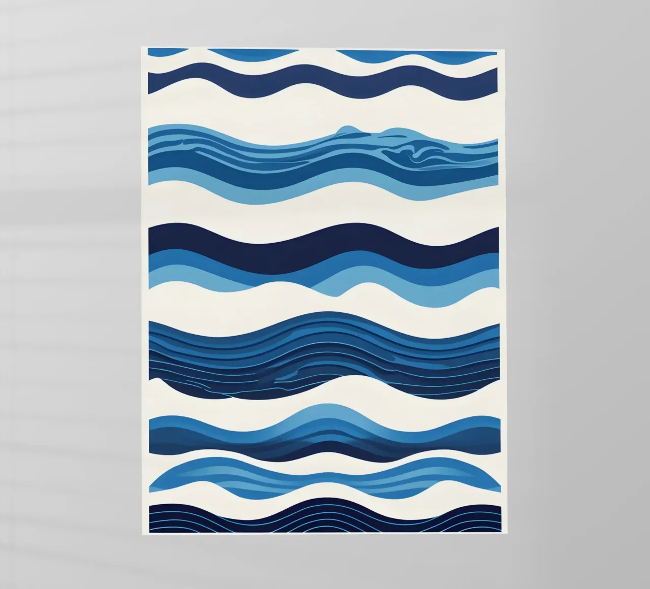 Wave pattern backlit film by LIFESTYLE OBJECTS