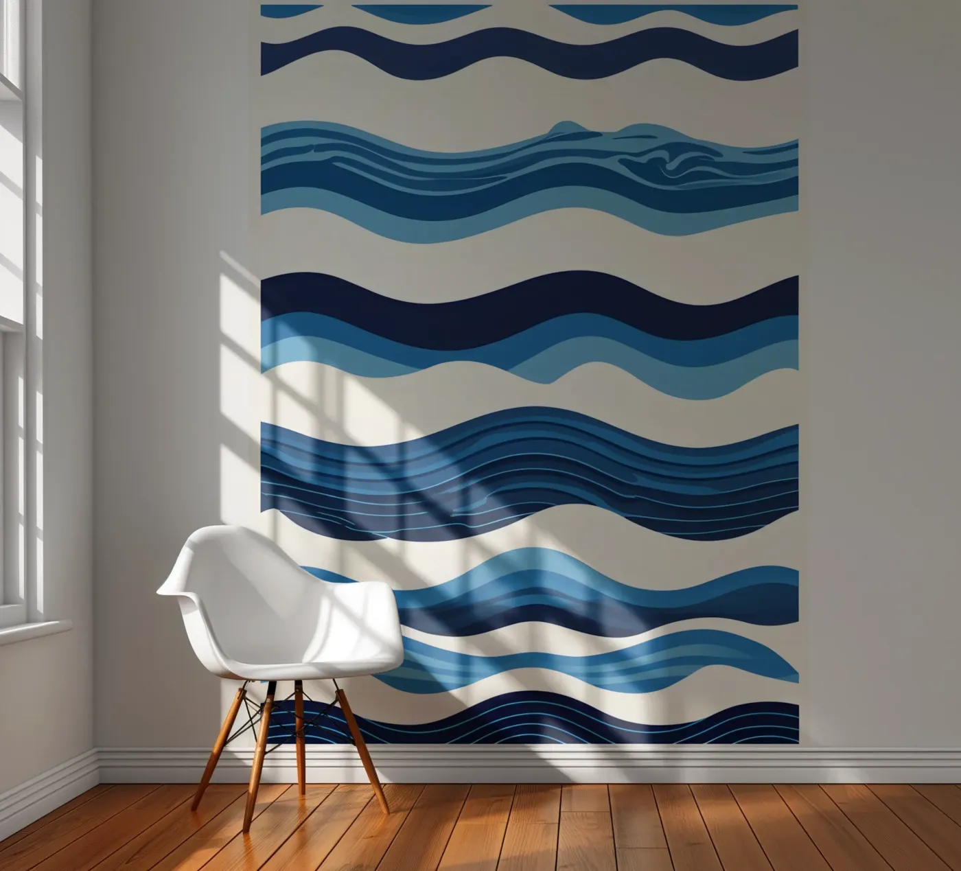 Wave pattern photo wallpaper by LIFESTYLE OBJECTS