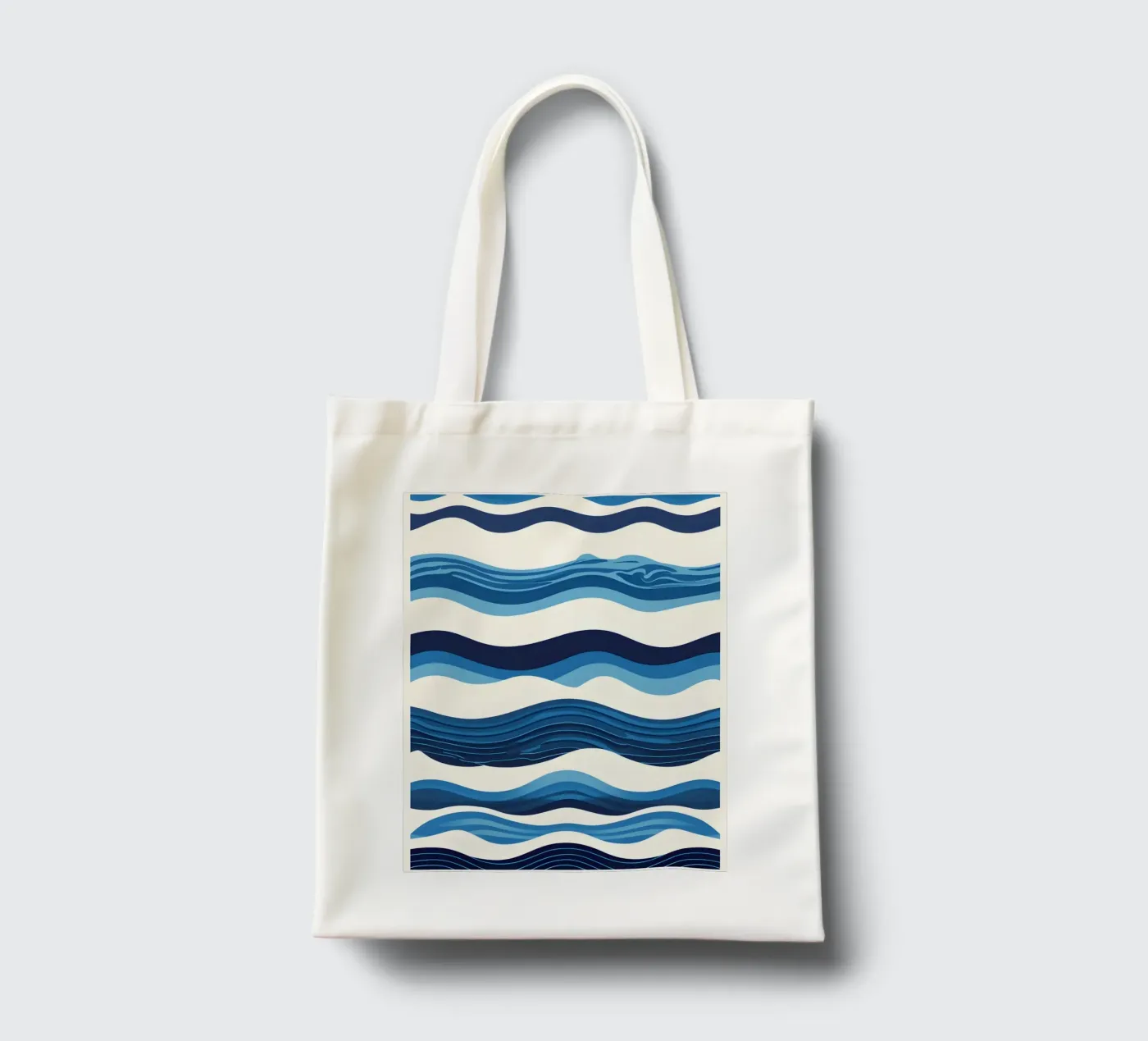 Wave pattern tote bag by LIFESTYLE OBJECTS