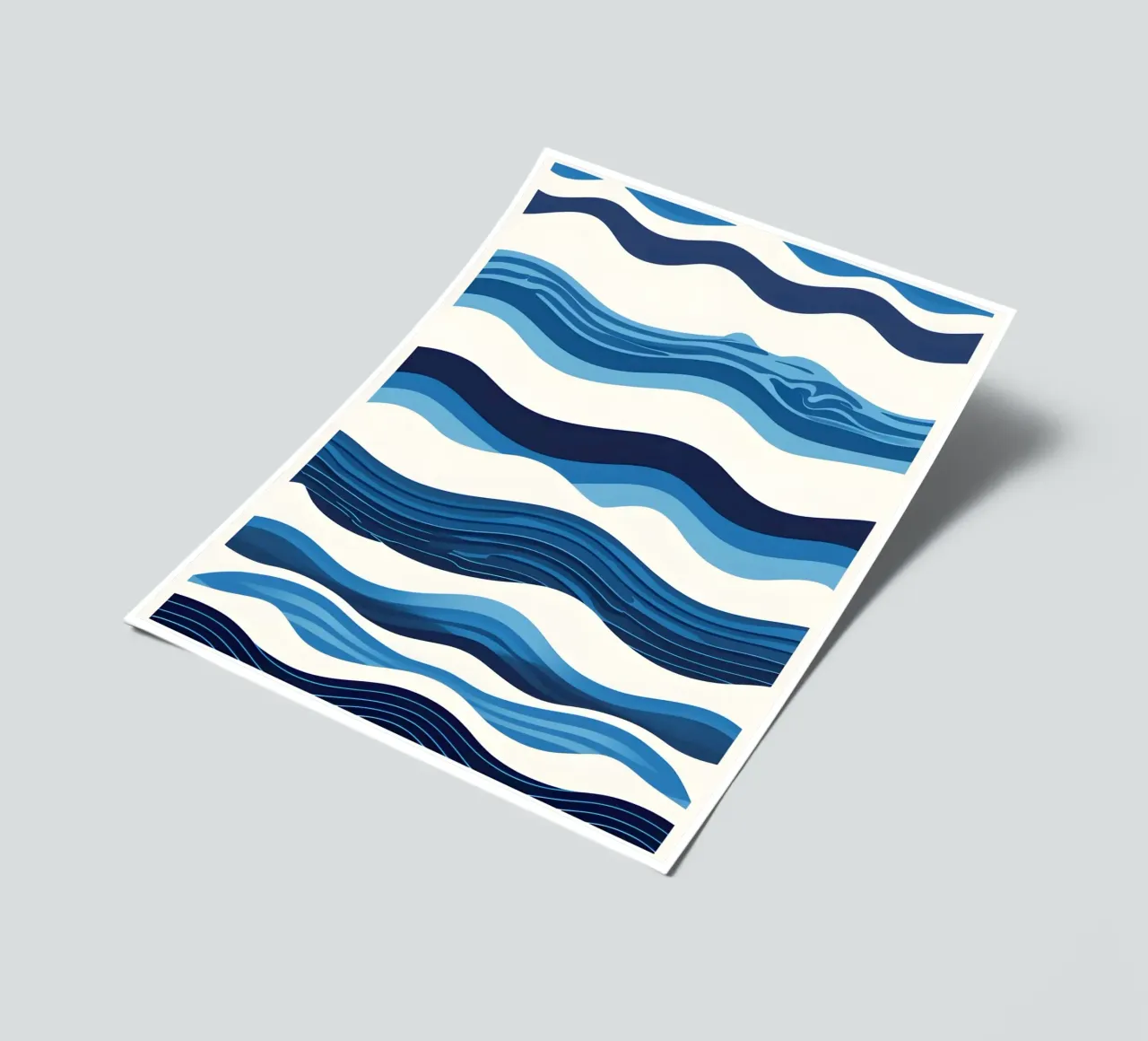 Wave pattern sticker sheet by LIFESTYLE OBJECTS