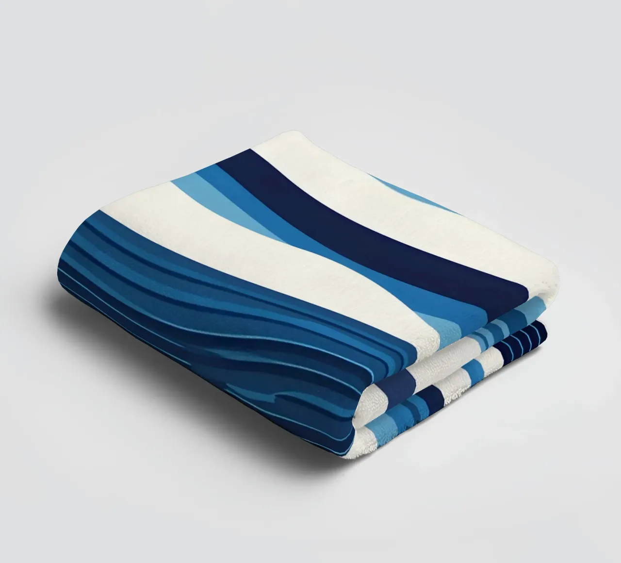 Wave pattern towel by LIFESTYLE OBJECTS