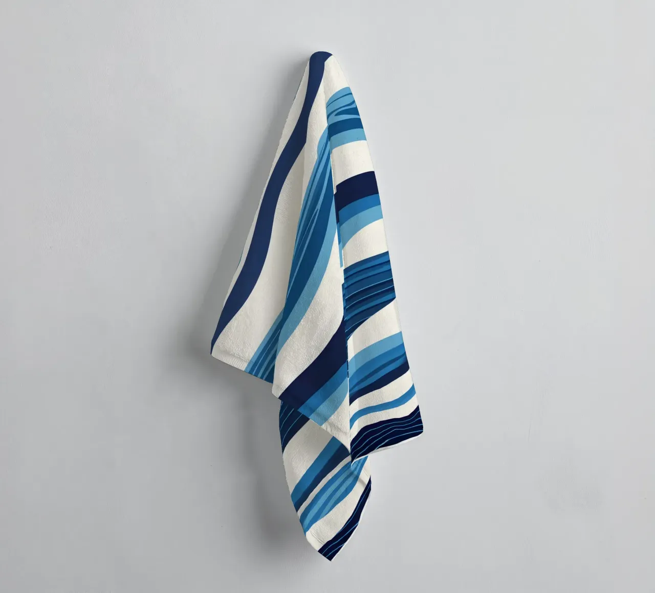 Wave pattern towel by LIFESTYLE OBJECTS