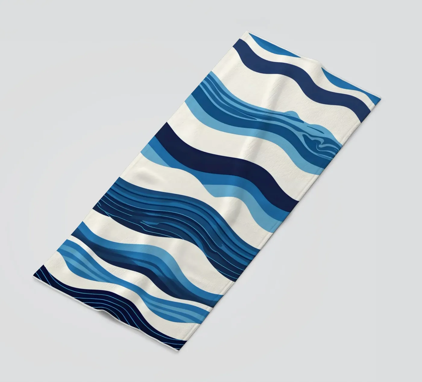 Wave pattern beach towel by LIFESTYLE OBJECTS