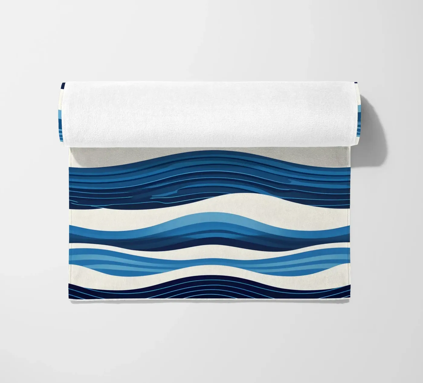 Wave pattern beach towel by LIFESTYLE OBJECTS