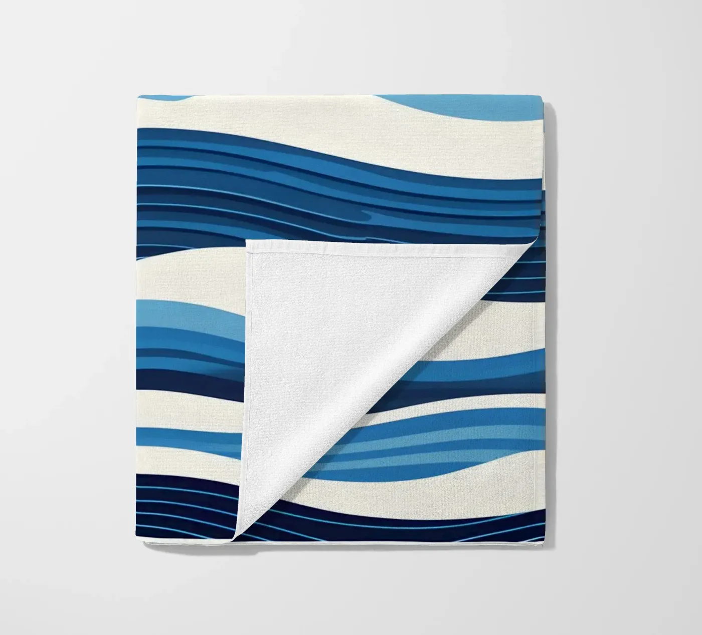 Wave pattern beach towel by LIFESTYLE OBJECTS