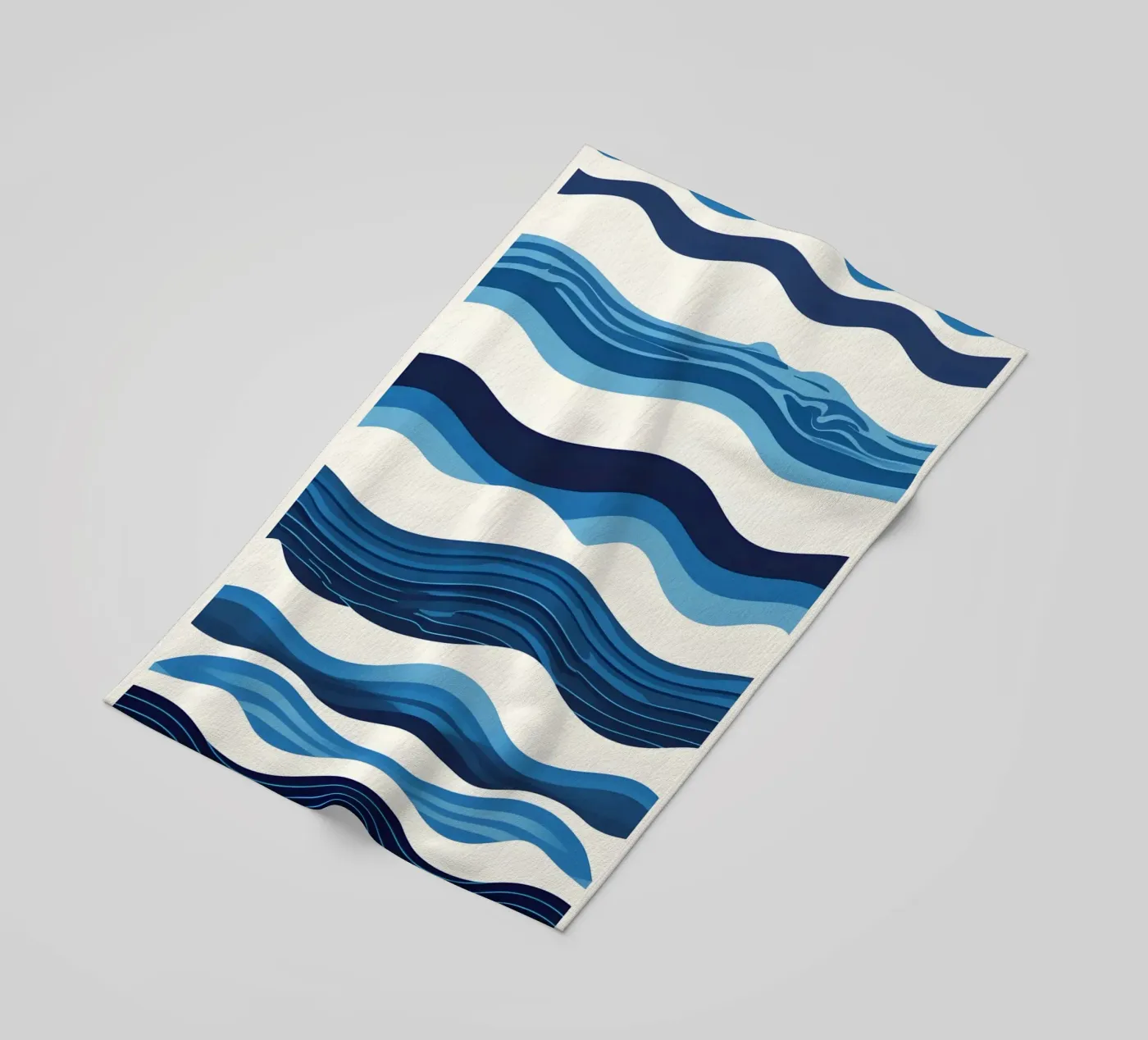 Wave pattern beach towel by LIFESTYLE OBJECTS