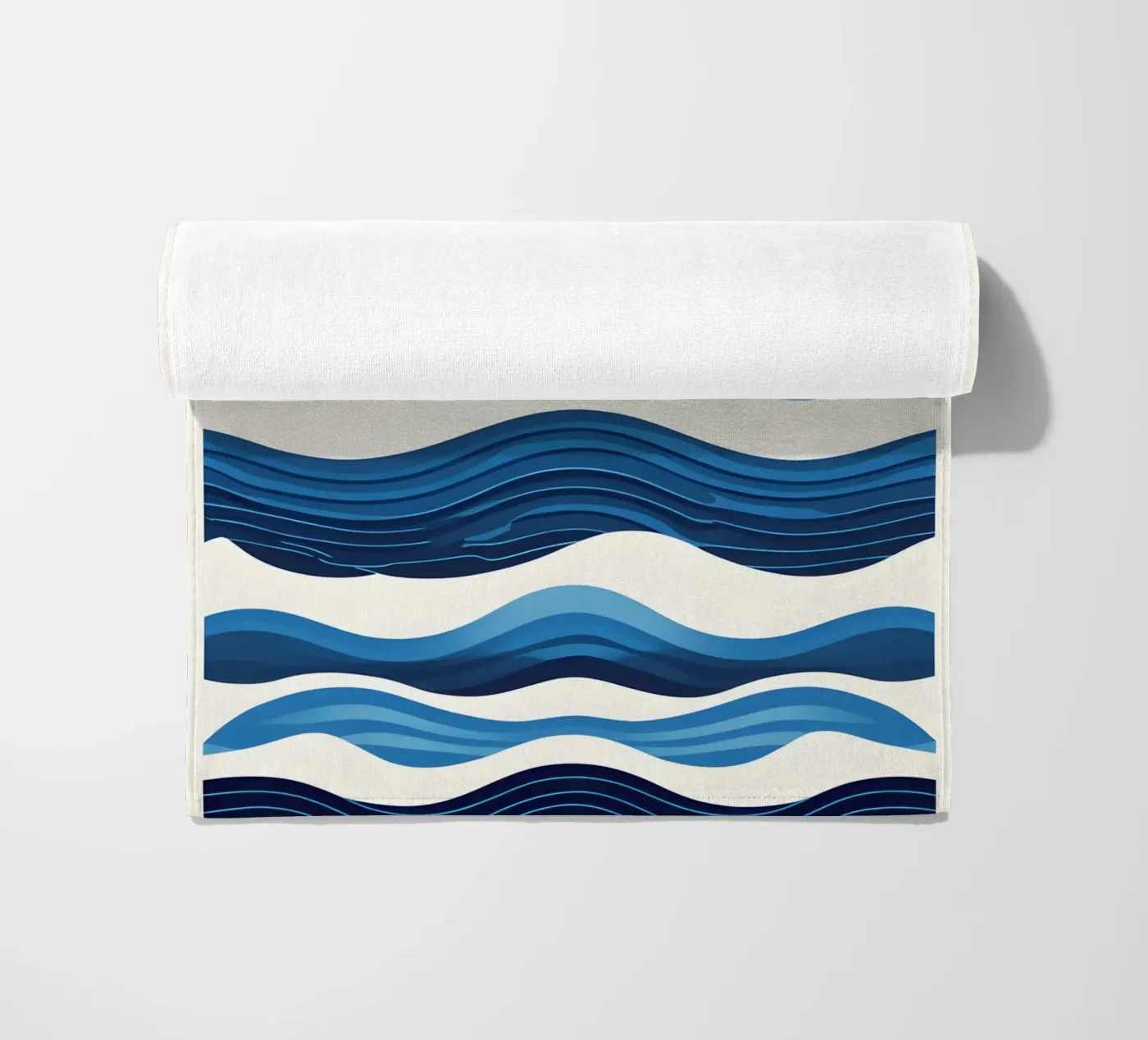 Wave pattern beach towel by LIFESTYLE OBJECTS