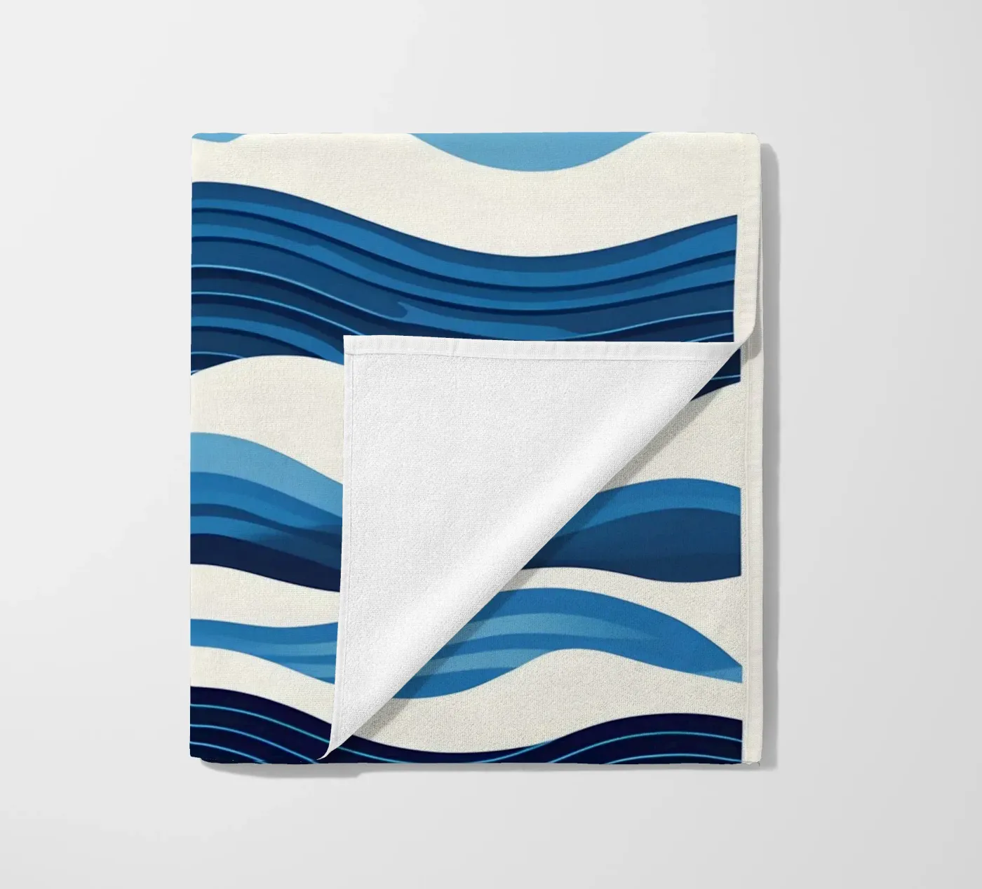 Wave pattern beach towel by LIFESTYLE OBJECTS