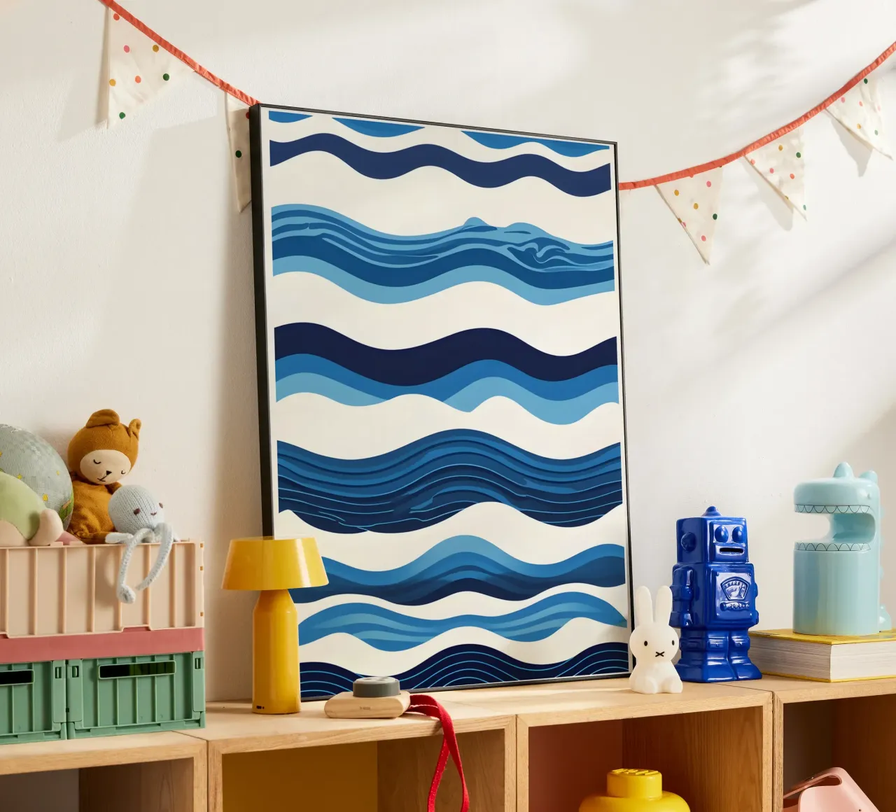 Wave pattern forex plate by LIFESTYLE OBJECTS