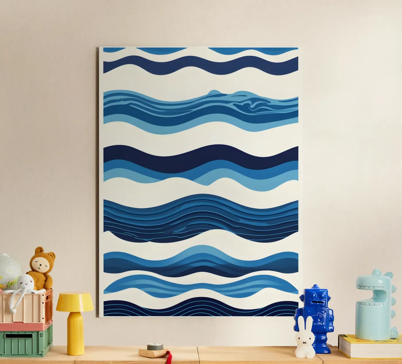 Wave pattern forex plate by LIFESTYLE OBJECTS