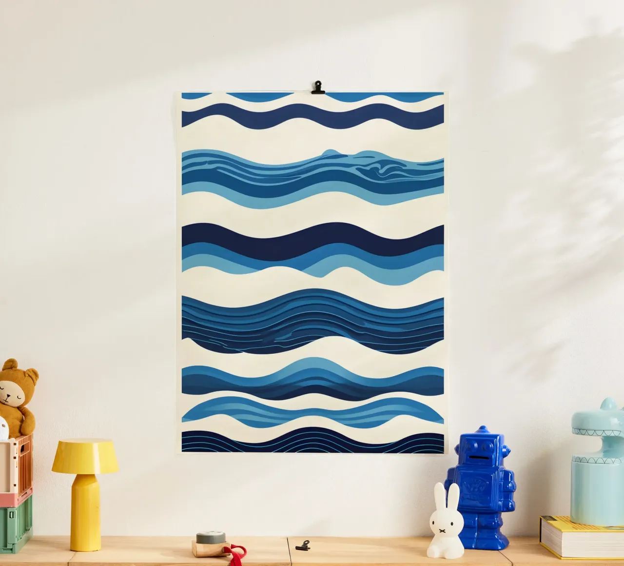 Wave pattern poster by LIFESTYLE OBJECTS