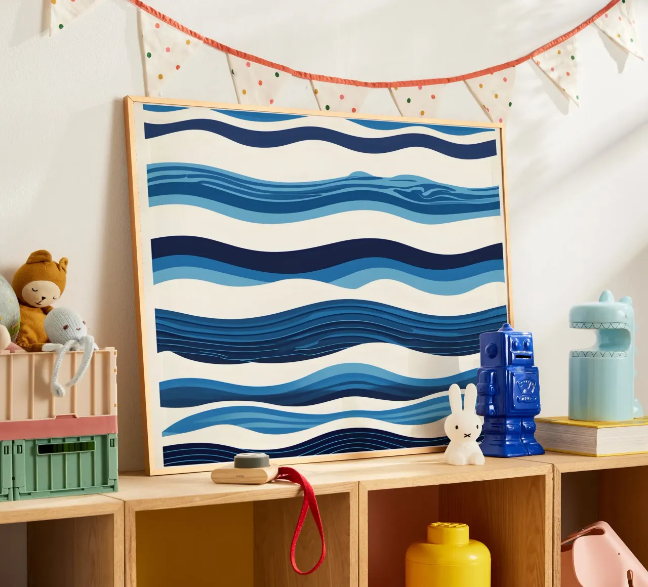 Wave pattern poster by LIFESTYLE OBJECTS