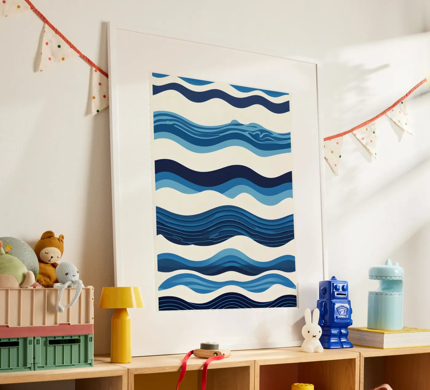 Wave pattern poster by LIFESTYLE OBJECTS