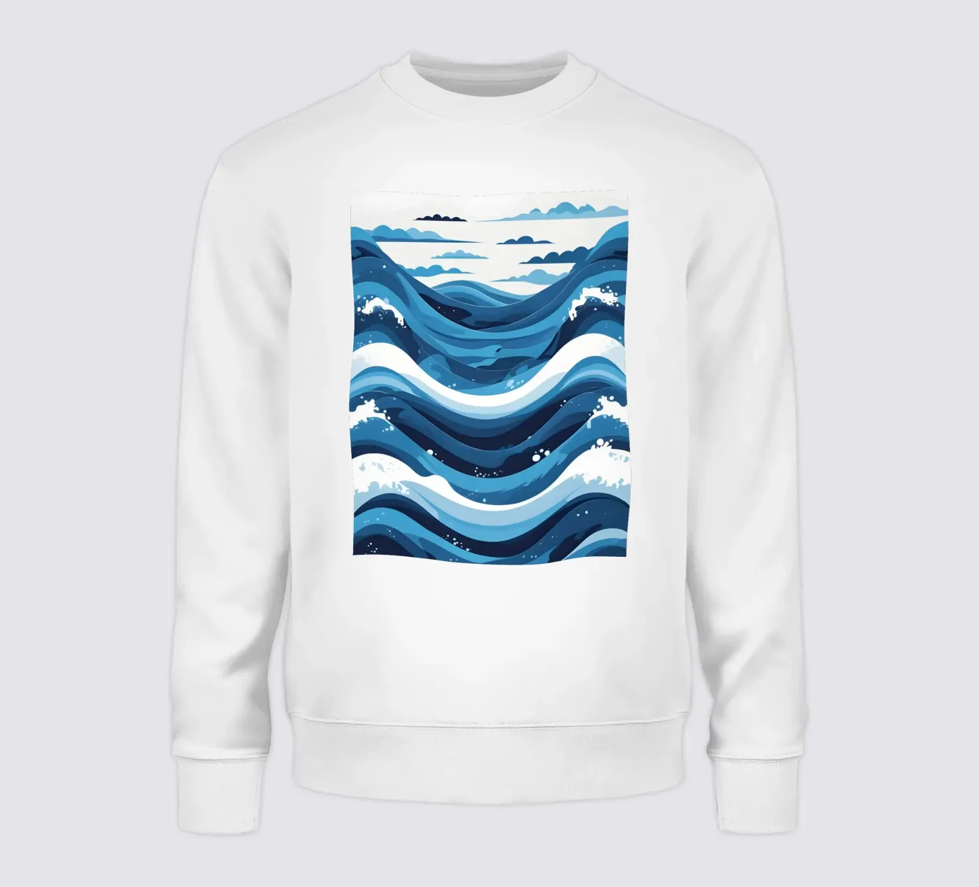 Wave pattern felpa da LIFESTYLE OBJECTS