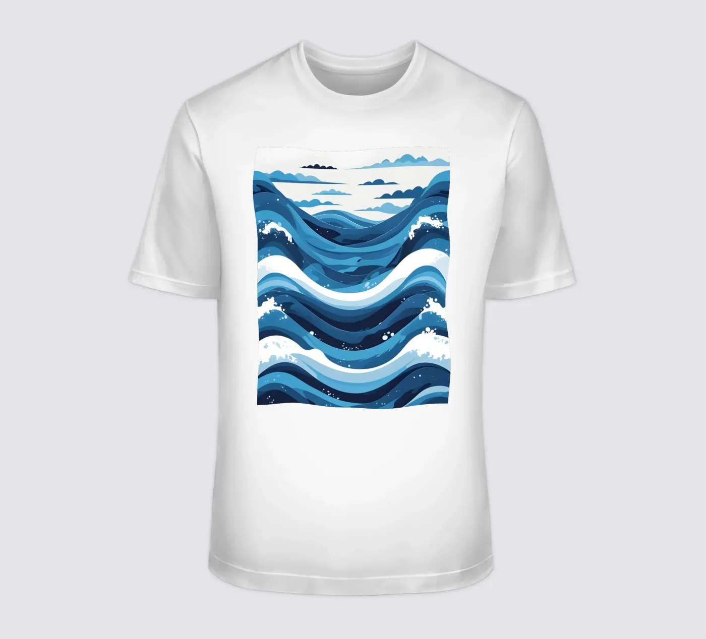 Wave pattern t-shirt da LIFESTYLE OBJECTS