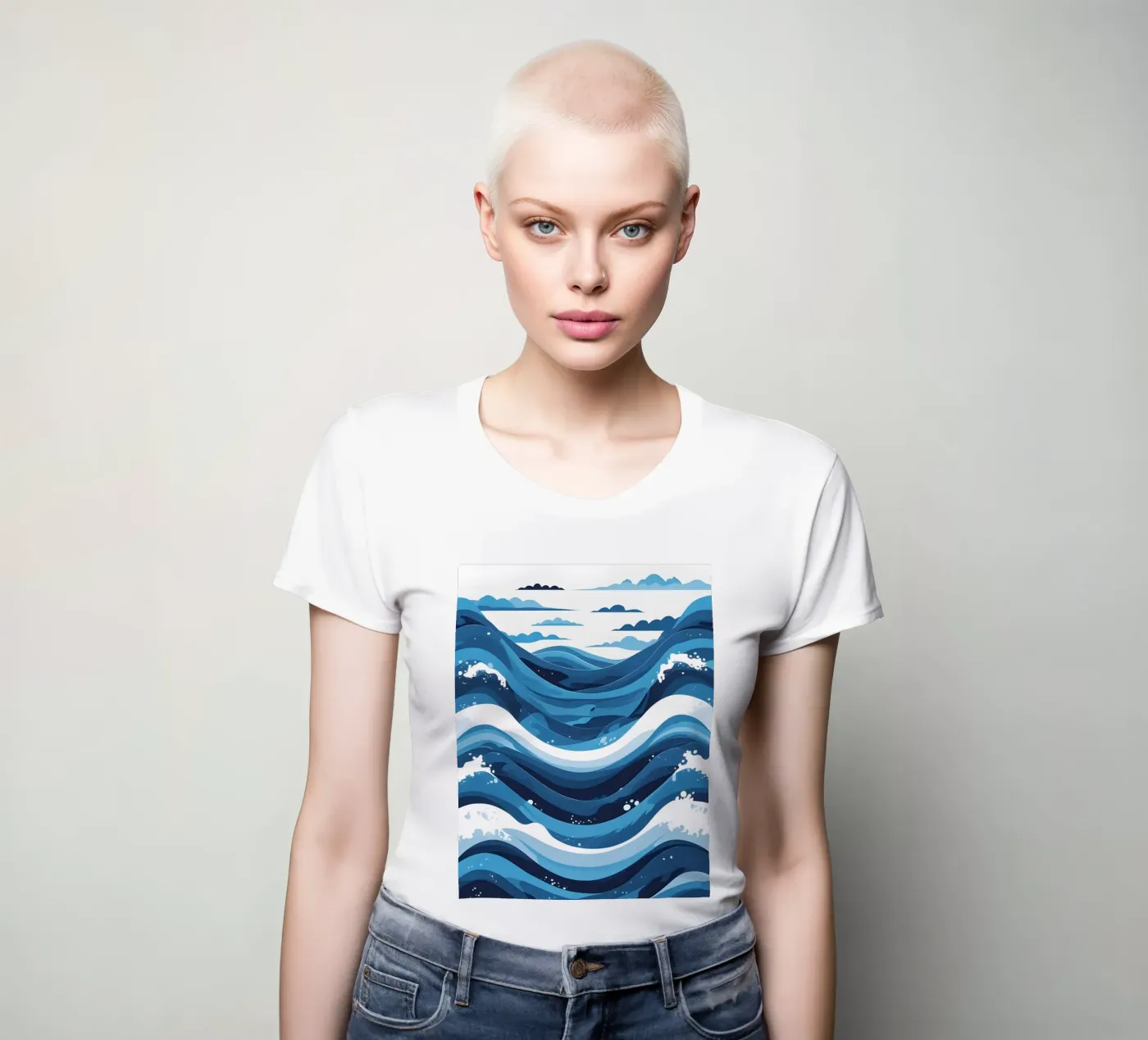 Schema d'onda t-shirt da donna da LIFESTYLE OBJECTS