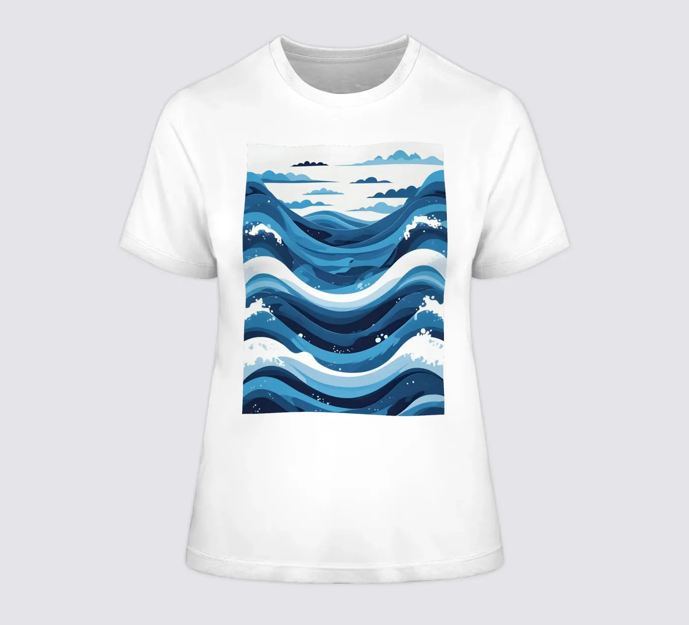 Schema d'onda t-shirt da donna da LIFESTYLE OBJECTS