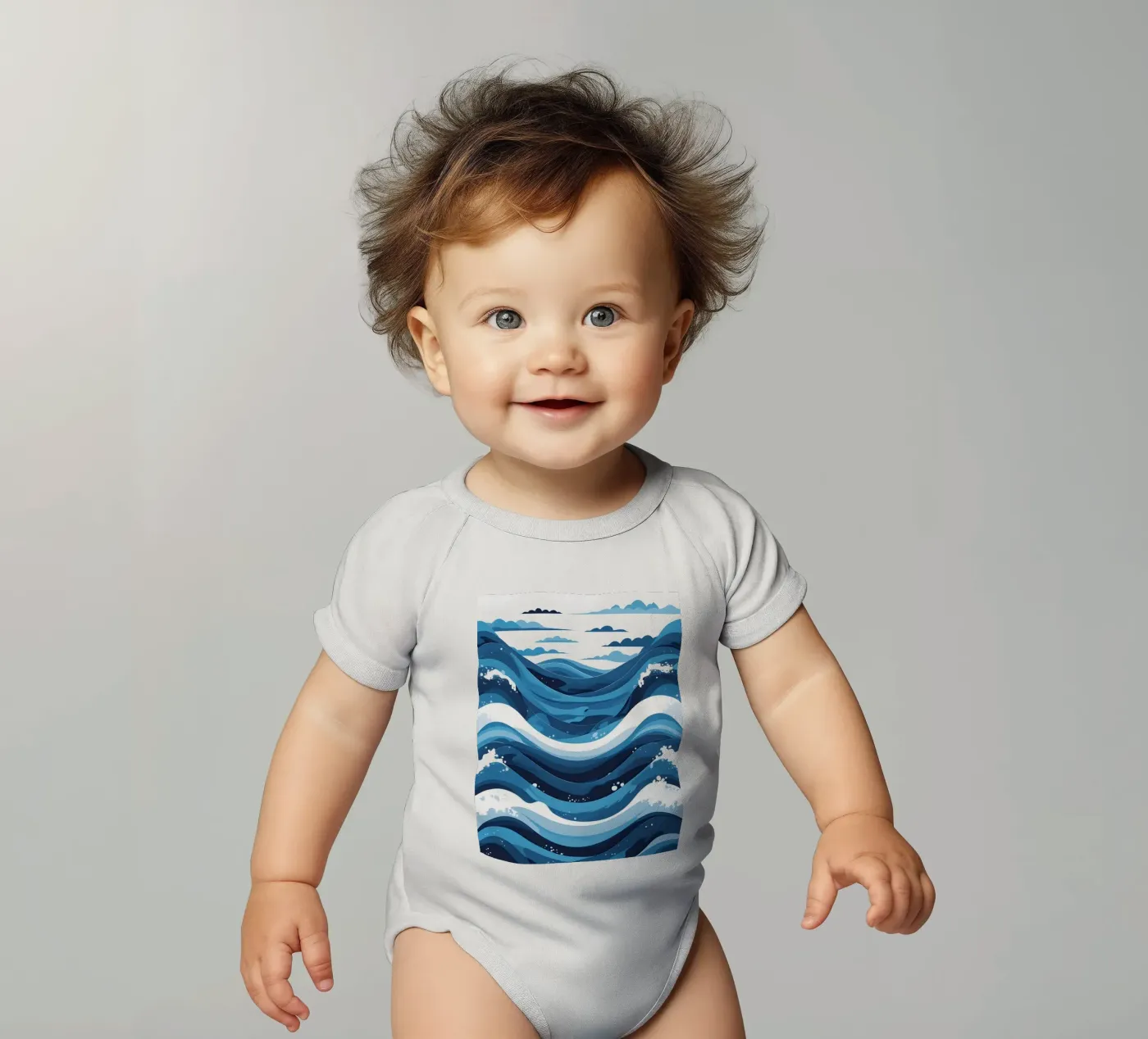 Wave pattern body bébé de LIFESTYLE OBJECTS