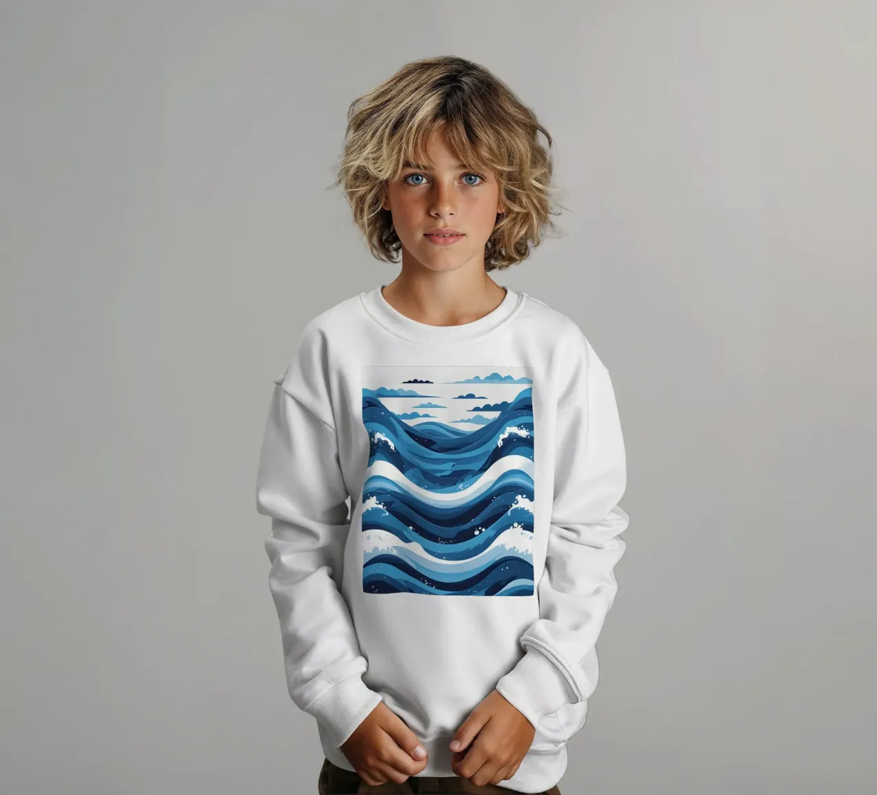 Schema d'onda felpa bambino da LIFESTYLE OBJECTS