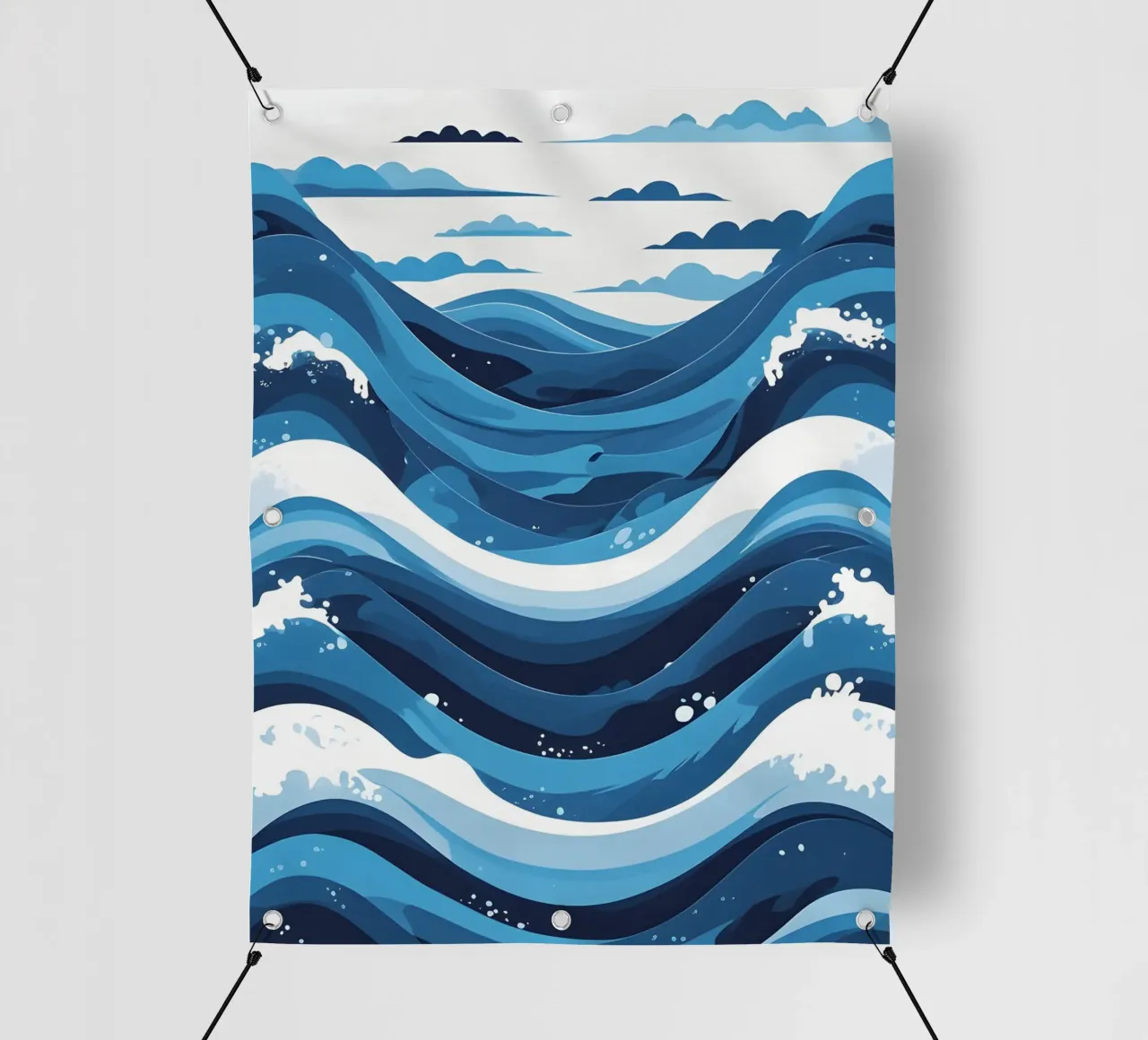 Schema d'onda telo in pvc da LIFESTYLE OBJECTS