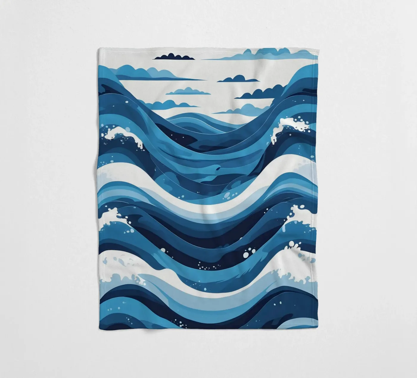 Wave pattern Fleecedecke von LIFESTYLE OBJECTS