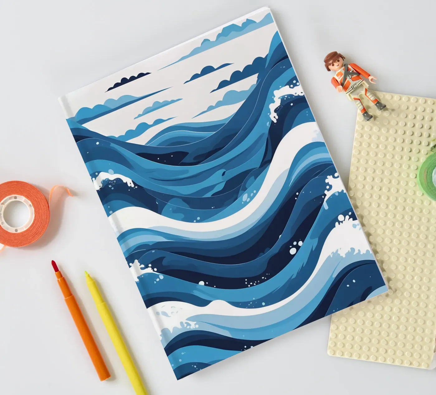 Wave pattern notebook by LIFESTYLE OBJECTS