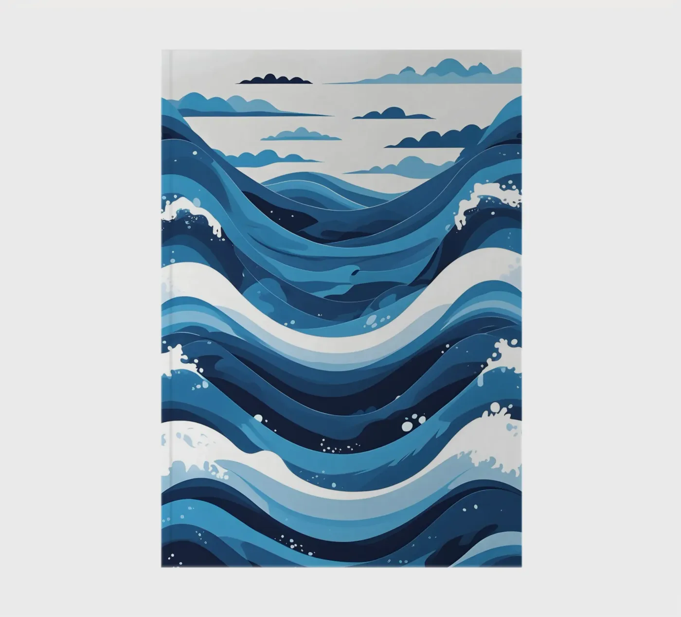 Wave pattern notebook by LIFESTYLE OBJECTS