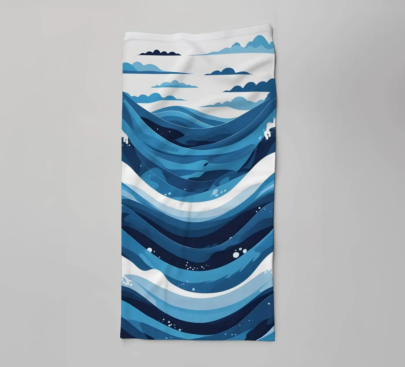 Wave pattern towel by LIFESTYLE OBJECTS