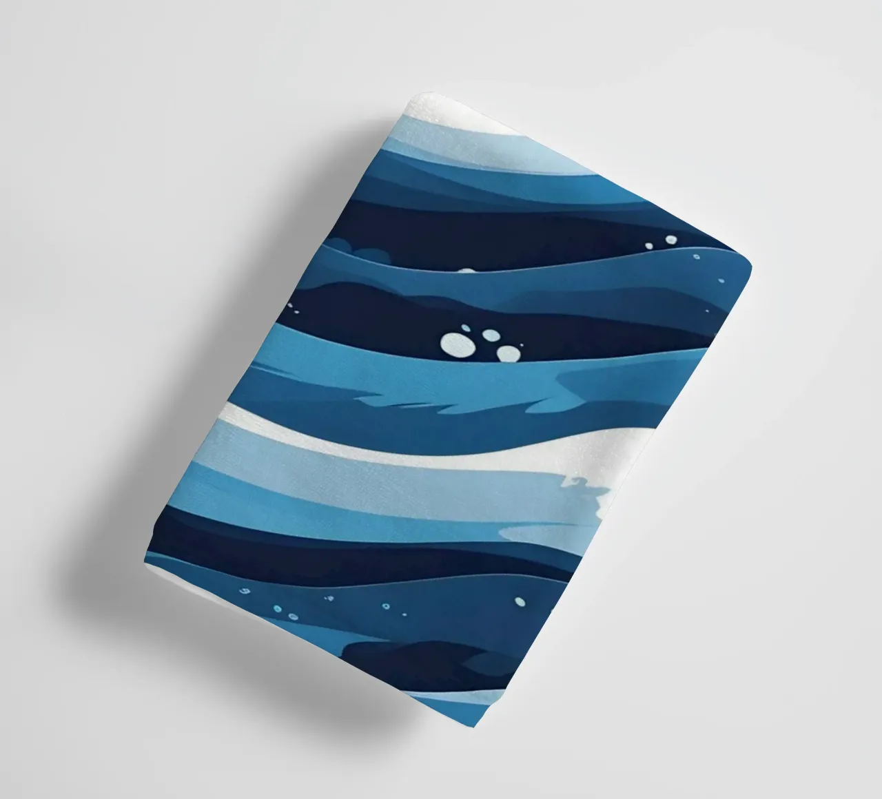 Wave pattern towel by LIFESTYLE OBJECTS