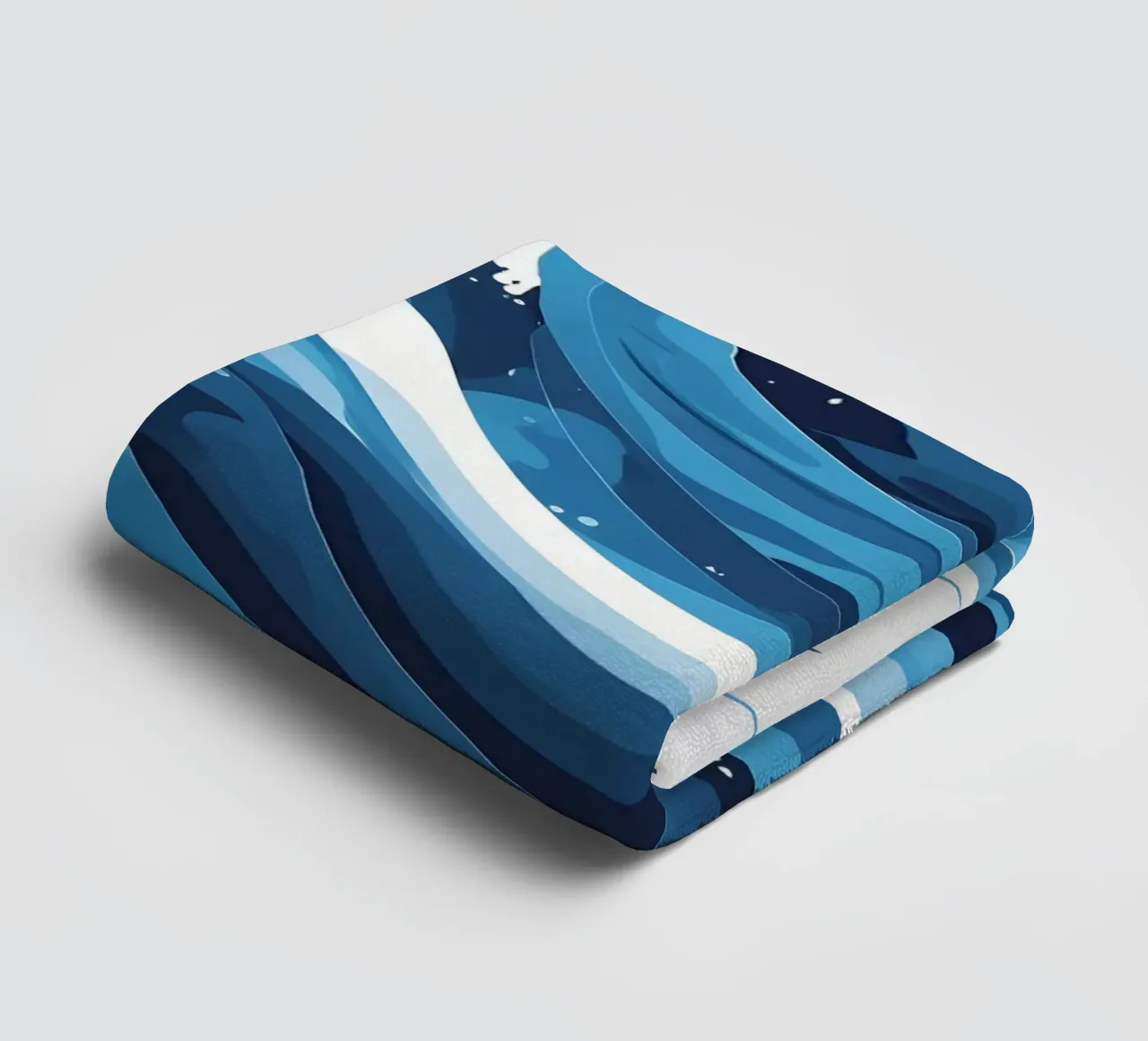 Wave pattern towel by LIFESTYLE OBJECTS