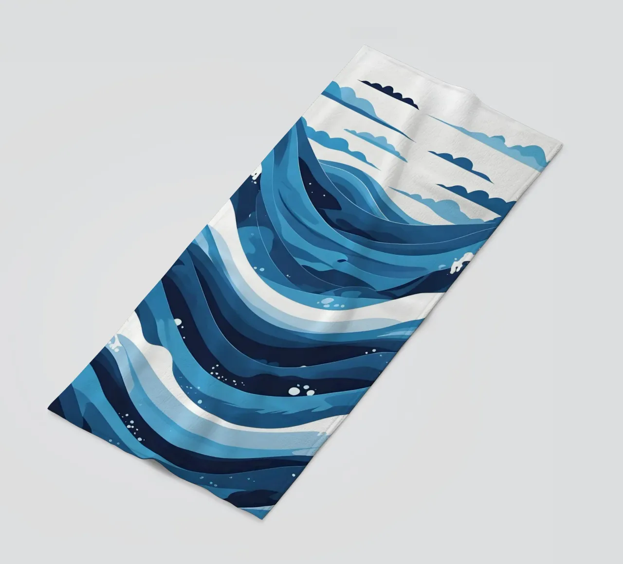 Wave pattern serviette de plage de LIFESTYLE OBJECTS