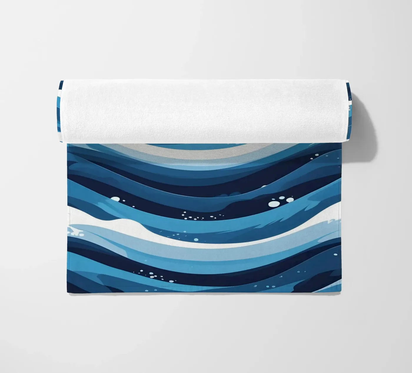 Wave pattern beach towel by LIFESTYLE OBJECTS